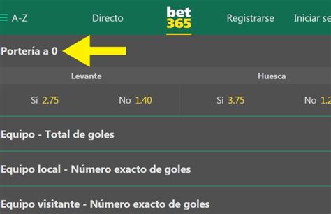 porteria a 0 bet365|Portería en cero en Bet365 .